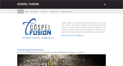 Desktop Screenshot of gospel-fusion.com