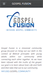 Mobile Screenshot of gospel-fusion.com